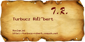 Turbucz Róbert névjegykártya
